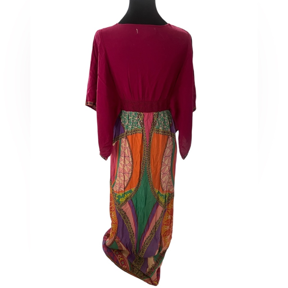 Flying Tomato Bohemian Gypsy Dress, Multi colored, Large - Picture 3 of 6